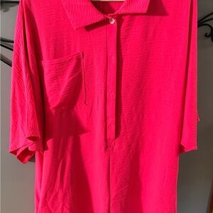 Women’s pink romper. Perfect for spring and summer! Very comfortable!